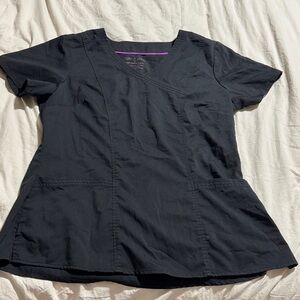 Black Women's Scrub Top